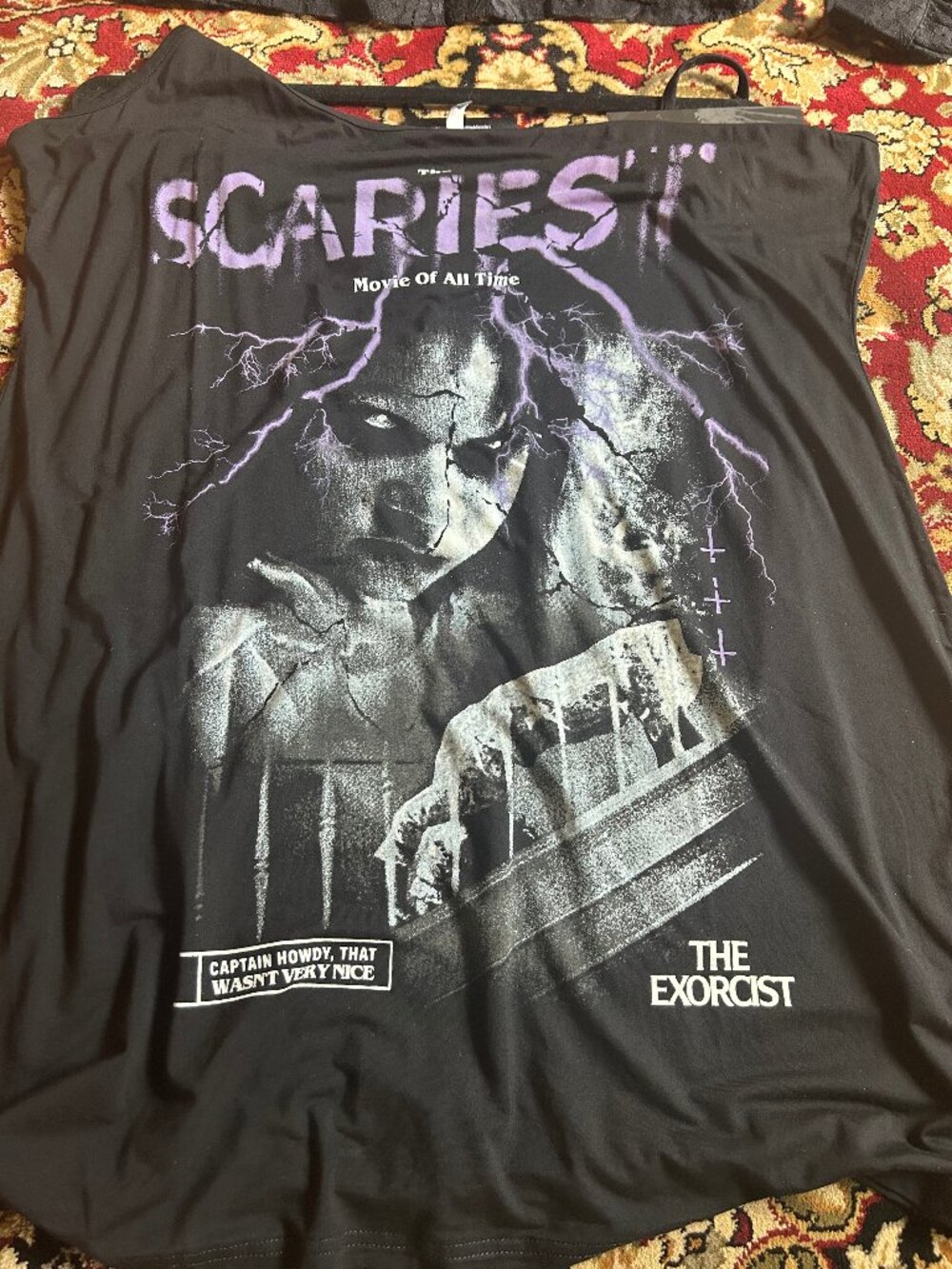 Killstar The Exorcist Cami Dress 4XL NWT Demons Exist Graphic Black Goth